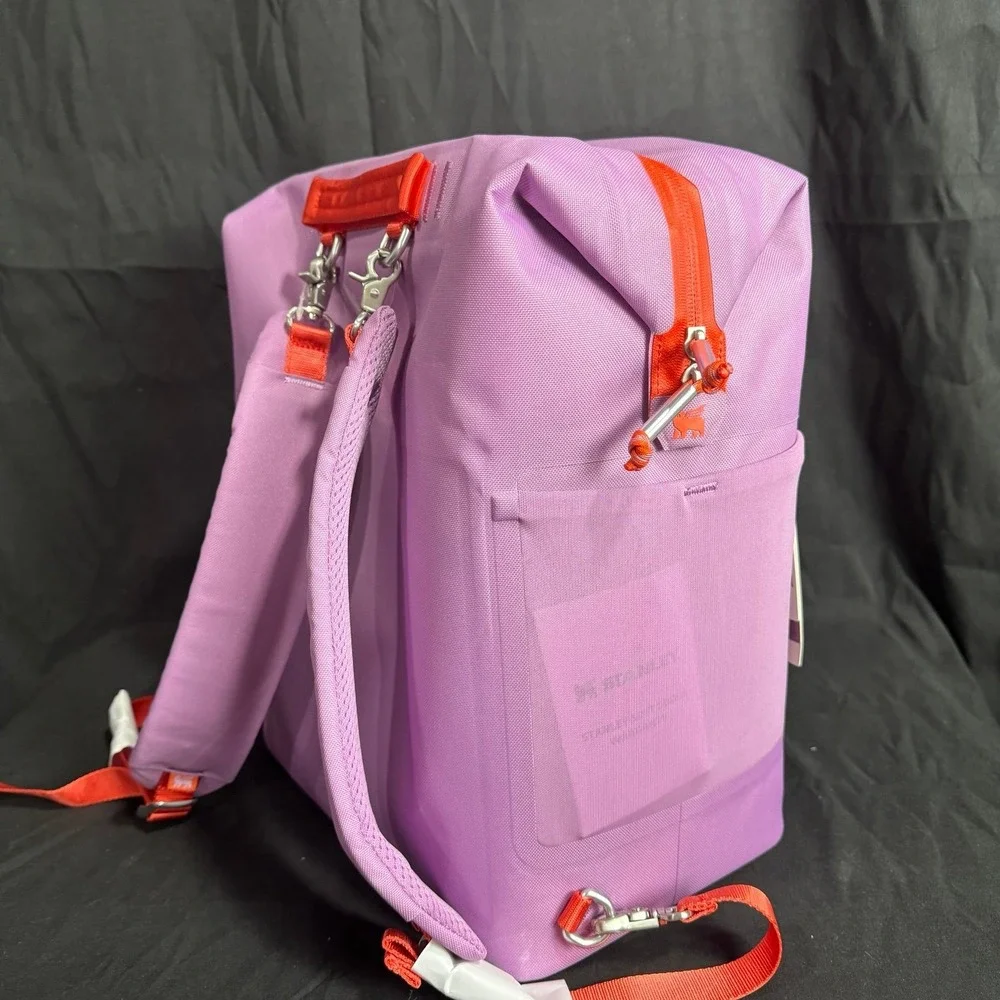 Stanley 20 Cans/14.8qt All Day Madeleine Midi Backpack Cooler - Lilac - Picture 8 of 10